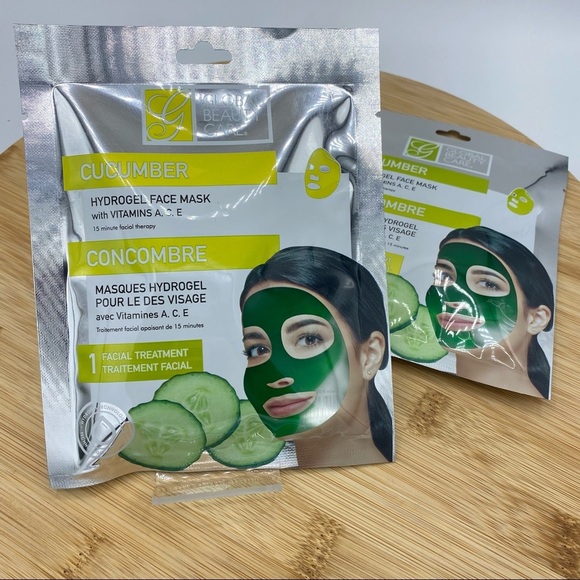 2 - Global Beauty Care | Cucumber Hydrogel Face Masks - Picture 2 of 11